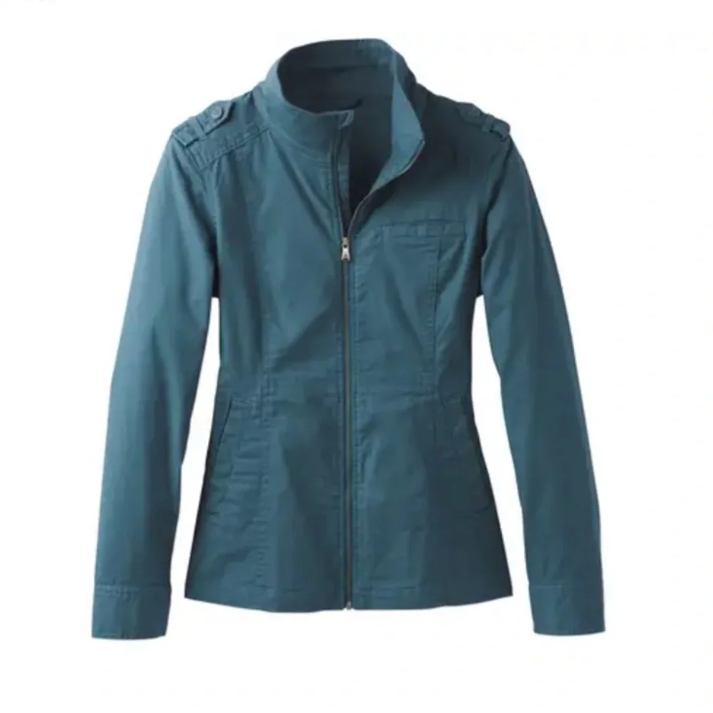 PRANA Mayve Jacket Blue Green Size Medium - Picture 1 of 9